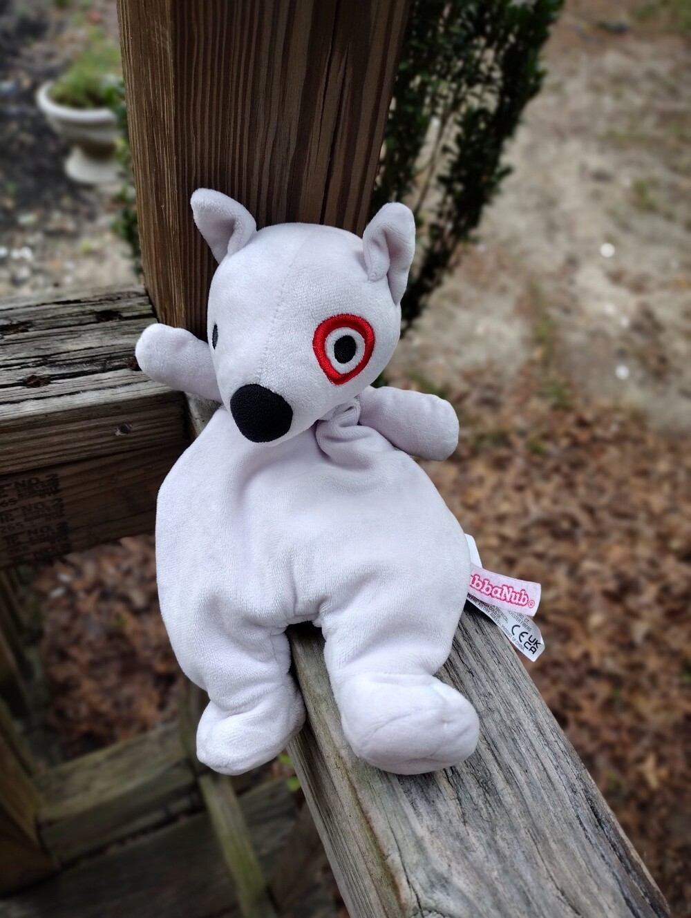 Wubbanub Baby Bullseye Dog Lovey